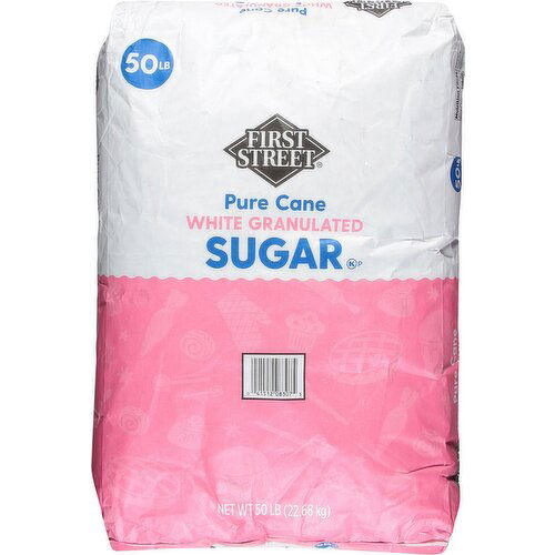 First Street Sugar, Pure Cane, White, Granulated